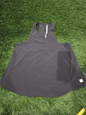 Vuori Black High-Neck Racerback Tank